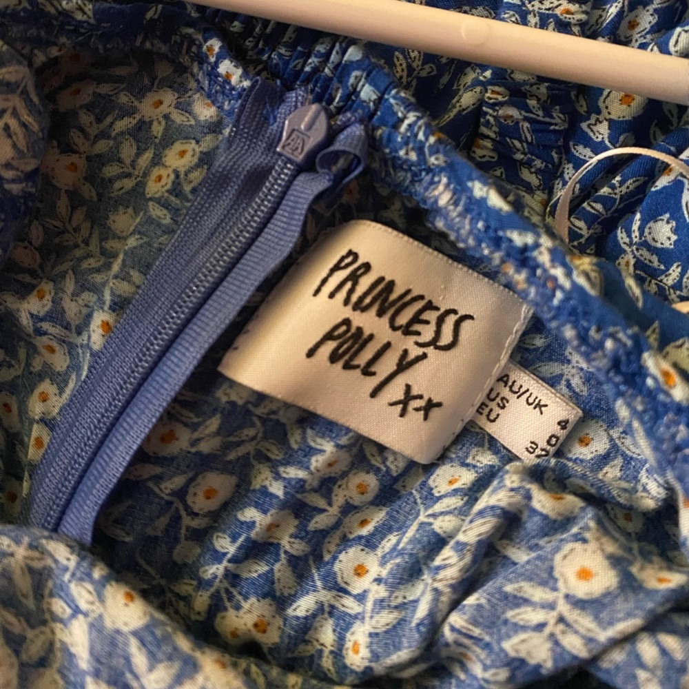 Princess Polly Blue Floral Midi Dress - Picture 4 of 5